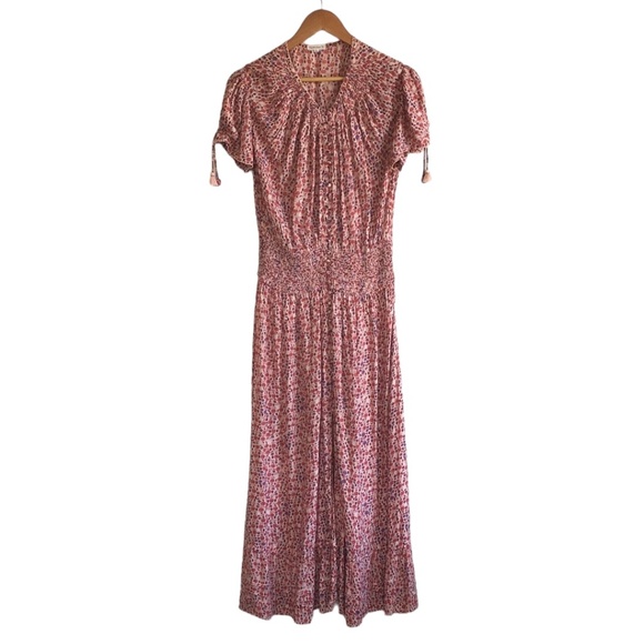 Poupette St Barth Floral Maxi 100% Viscose Dress, size L - Picture 1 of 13